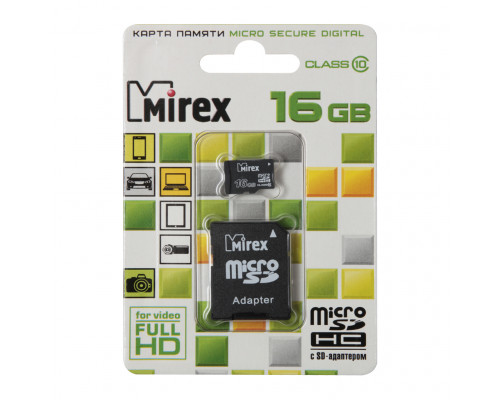 Mirex карта памяти microsdxc 64 гб 13613 ad10sd64