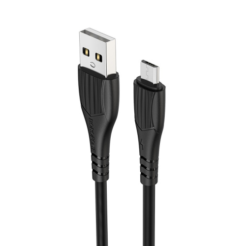 USB micro USB "BOROFONE" BX37 1M 2.4A (черный) фото 6