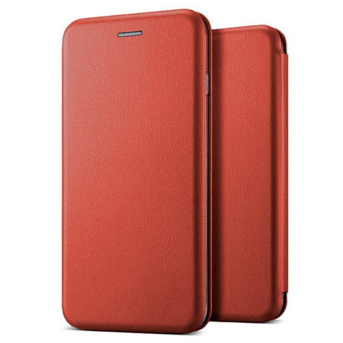 Чехол книжка для Xiaomi Redmi Note 7 боковой (Цвет: красный) 