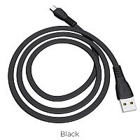 USB micro USB "HOCO" X40 Noah 1M 2.4A (Цвет: черный) 