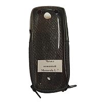 Кожаный чехол для телефона Motorola L7 "Alan-Rokas" серия "Absolut" натуральная кожа