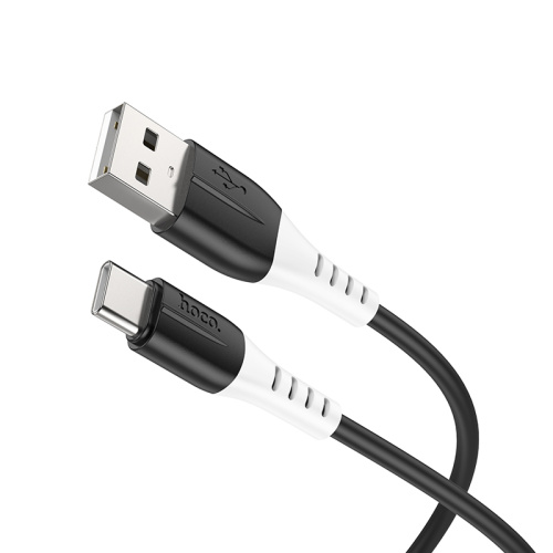 USB to Type C "HOCO" X82 3.0A 1M (Цвет: черный) силикон