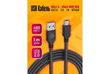 USB mini USB "DREAM" BK06A 1м (Цвет: черный)