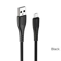 USB micro USB "BOROFONE" BX37 1M 2.4A (черный)