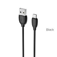 USB micro USB "BOROFONE" BX19 1M 2.4A (черный) 