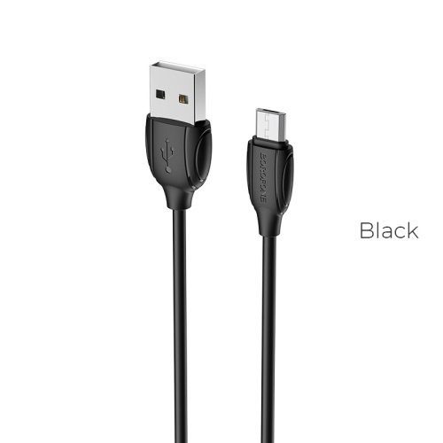 USB micro USB "BOROFONE" BX19 1M 2.4A (черный) 