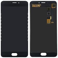 Дисплей для Meizu M3E (A680H) (модуль с тачскрином Черный)