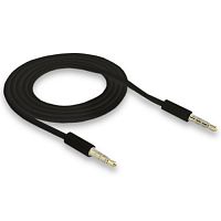 AUX кабель (Цвет: черный), 1 метр  4-х контактный
