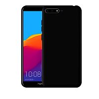 Панель для Huawei Y7 (2018)/7C Pro "Soft-Touch" (Цвет: черный)