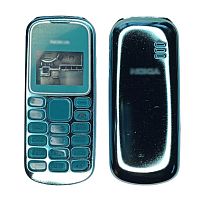 Nokia 1280 - Корпус в сборе с клавиатурой (Цвет: бирюзовый)
