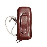 Кожаный чехол для телефона Samsung C100 "Alan-Rokas" серия "Absolut" (розовый) натур. кожа