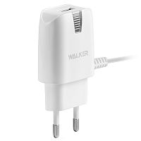 СЗУ micro USB (1A/5W) "WALKER WH-12", белое  
