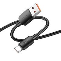USB to Type C "HOCO" X96 6.0A 1M (Цвет: черный) 
