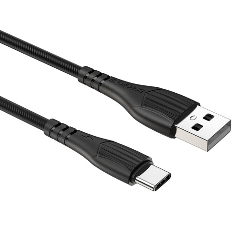 USB to Type C "BOROFONE" BX37 3.0A 1M (Цвет: черный)  фото 4