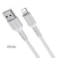 USB для IP Lighting "Borofone" BX16 1M (белый) 