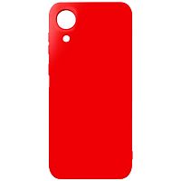 Панель для Samsung A03 Core (A032) силиконовая (Цвет: красный)