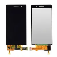 Дисплей для Huawei Ascend P6 с сенсорным стеклом (черный)