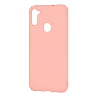 Панель для Samsung A11/M11 (A115/M115) силиконовая (Цвет: розовый)