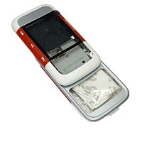 Nokia 5300 - Корпус в сборе (Цвет: красный/белый)