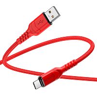 USB to Type C "HOCO" X59 3.0A 2M (Цвет: красный)