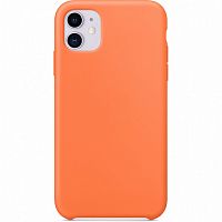 Панель для IP 11 силиконовая Silicone Case (Цвет: оранжевый)
