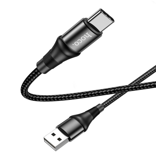 USB to Type C "HOCO" X50 3.0A 1M (Цвет: черный)  фото 3