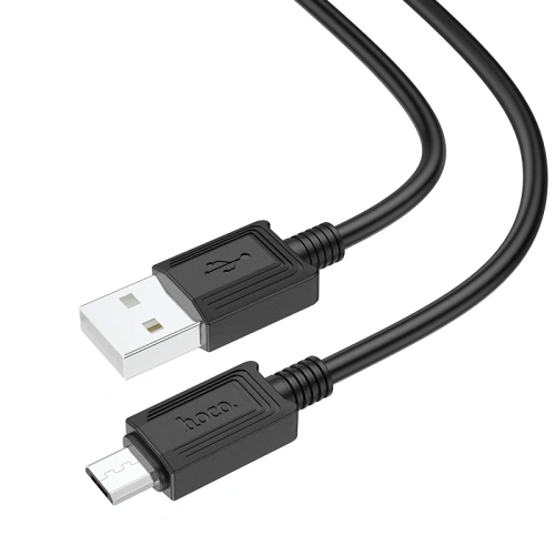 USB micro USB "HOCO" X73 1M 2.4A (черный) фото 5