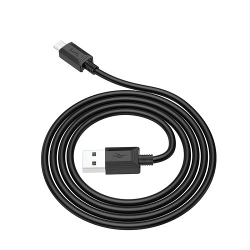 USB micro USB "HOCO" X73 1M 2.4A (черный) фото 3