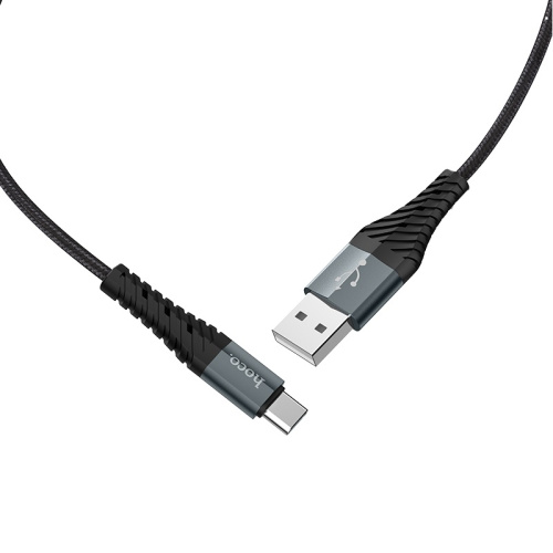 USB to Type C "HOCO" X38 3.0A 1M (Цвет: черный)  фото 6