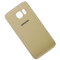 Samsung G925 GALAXY S6 Edge - Крышка АКБ (Цвет: золото)