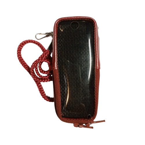 Кожаный чехол для телефона Samsung X120 "Alan-Rokas" серия "Absolut" (розовый) натур. кожа фото 3
