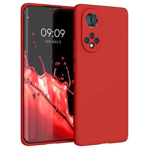 Панель для Huawei Honor 50/ Nova 9 силиконовая (Цвет: красный)