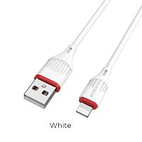 USB для IP Lighting "Borofone" BX17 1M (белый)