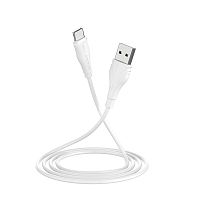 USB to Type C "BOROFONE" BX18 2.0A 3M (Цвет: белый) 