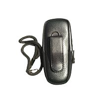 Кожаный чехол для телефона Samsung C230 "Alan-Rokas" серия "Absolut" (серый металлик) натур. кожа