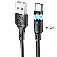 USB to Type C "HOCO" X52 1M (Цвет: черный) магнитный