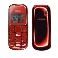Nokia 1280 - Корпус в сборе с клавиатурой (Цвет: красный)