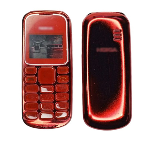 nokia 1280 - корпус в сборе с клавиатурой (цвет: красный)