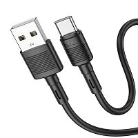 USB to Type C "HOCO" X83 3.0A 1M (Цвет: черный ) 