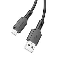 USB micro USB "BOROFONE" BX70 1M 2.4A (черный)