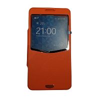 Чехол-книжка для Samsung Note 3 (N9000/N9005) (Цвет: оранжевый) "Baseus" UltraThin 
