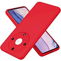 Панель для Huawei Honor X9A силиконовая Silky soft-touch (Цвет: красный)