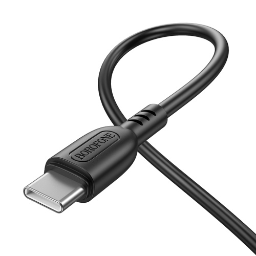 USB для Type-C/Type-C "Borofone" BX91 3.0A 60W 1m черный  фото 3