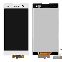 Дисплей для Sony Xperia C3 D2502/D2503/D2505/D2533 модуль с тачскрином (Цвет: белый) 