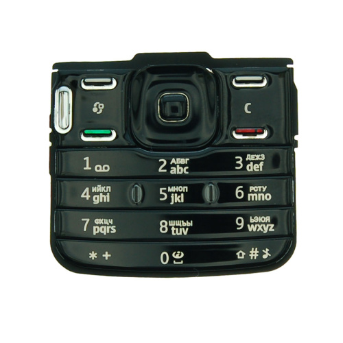 Клавиатура для Nokia N79 с русскими буквами (черная)