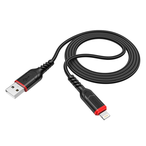 USB для IP Lighting "HOCO" X59 1М (черный)   фото 3