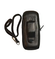 Кожаный чехол для телефона Nokia 3120 "Alan-Rokas" серия "Absolut" (черный) натуральная кожа