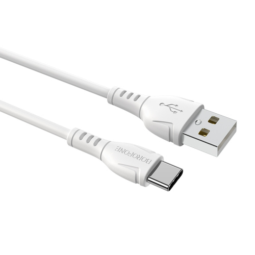 USB to Type C "BOROFONE" BX51 3.0A 1M (Цвет: белый)  фото 4