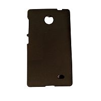 Чехол-накладка для Nokia X (RM-980) силиконовая (Цвет: черный)