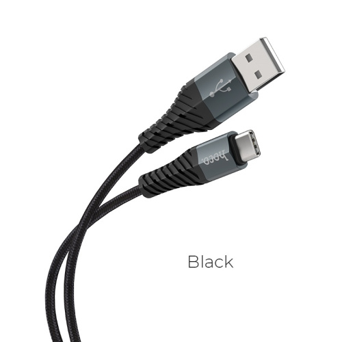 USB to Type C "HOCO" X38 1M (Цвет: черный) 